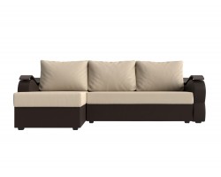Угловой диван с деревянными подлокотниками Меркурий лайт