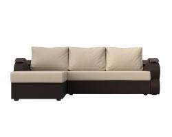 Угловой диван с деревянными подлокотниками Меркурий