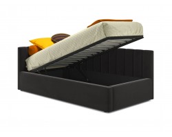 Мягкая кровать Milena 900 шоколад с подъемным механизмом и матрасом