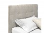 Мягкая кровать Selesta 900 кожа кремовый с подъемным механизмом недорого