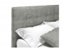 Мягкая кровать Selesta 1600 кожа графит с подъемным механизмом купить