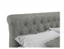 Мягкая кровать Ameli 1400 кожа графит с подъемным механизмом недорого
