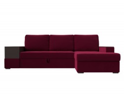 Угловой диван из флока Орландо Правый