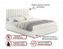 Мягкая кровать с тумбами Olivia 1600 беж с подъемным механизмом купить