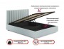 Мягкая кровать с тумбами Olivia 1600 мята пастель с подъемным ме купить