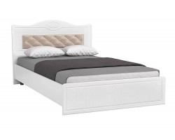 Угловой диван-кровать 1400 с мягким элементом Монако МН-8 + МН-8А белое дерево