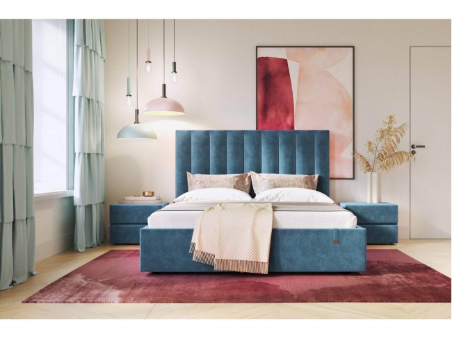 Кровать Ingrid 1600 модель 312 Галакси лайт 22 фото