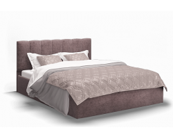 Угловой диван Кровать с ортопедическим основанием Элен 140х200, серо-фиолетовы
