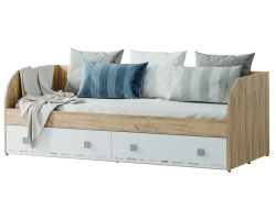 Угловой диван-кровать с реечным настилом Тренд КР-01 Light 80х186