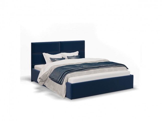 Кровать без основания Сити 160х200, синий фото