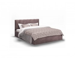 Кровать без основания Элен 140х200, серо-фиолетовый