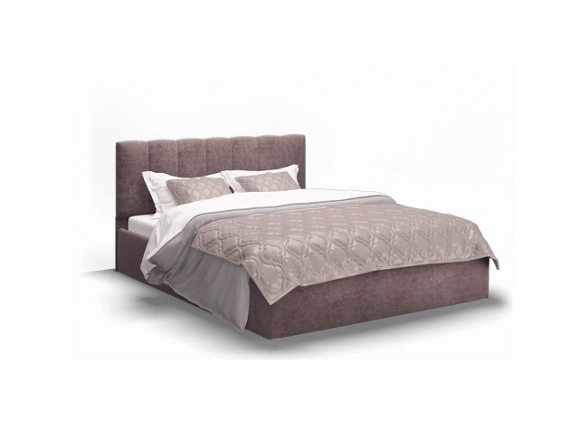 Кровать без основания Элен 140х200, серо-фиолетовый фото