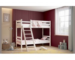 Кровать Двухъярусная Соня с наклонной лестницей (вариант 10)