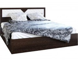 Кровать Николь 1400 (Венге / Лиственница светлая)