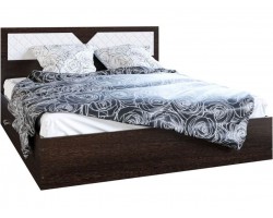 Кровать Николь 1600 (Венге / Лиственница светлая)