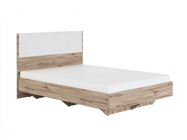 Кровать с настилом Николь 1.2 140х200, белый фото