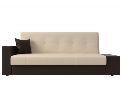 Угловой диван из кожзама Лига-020 стол справа