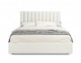 Мягкая кровать Olivia 1400 беж с ортопедическим основанием фото