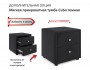 Мягкая кровать Olivia 1400 темная с ортопедическим основанием от производителя