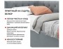 Мягкая кровать-тахта Afelia 900 серая с ортопедическим основание фото