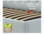 Мягкая кровать-тахта Afelia 900 мята пастель с ортопедическим ос распродажа