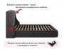 Мягкая кровать Stefani 1600 шоколад с подъемным механизмом с орт распродажа