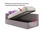Односпальная кровать-тахта Colibri 800 лиловая с подъемным механ недорого
