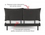 Мягкая кровать Fly 1400 шоколад с ортопедическим основанием распродажа