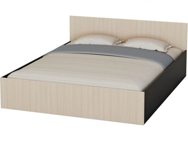 Басямиф Кровать 160 (Венге / дуб беленый) фото