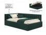 Мягкая кровать Milena 1200 изумруд с подъемным механизмом купить