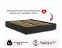 Мягкая кровать-софа без изголовья Base 1600 шоколад с подъемным  распродажа