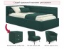 Односпальная кровать-тахта Bonna 900 изумруд ортопедическое осно фото