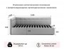 Односпальная кровать-тахта Bonna 900 с защитным бортиком изумруд недорого