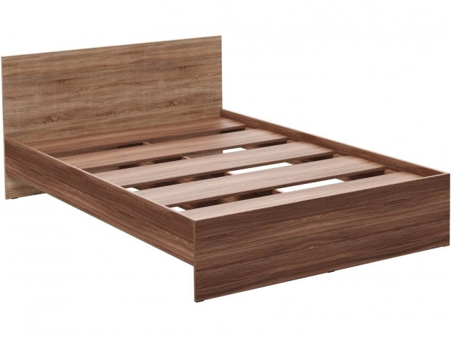 Кровать Ронда 140х200 с настилом ДСП 2С, Ясень шимо/Дуб сонома фото