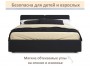 Мягкая кровать Erika 1600 черная с подъемным механизмом распродажа