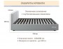 Мягкая кровать Erika 1600 черная с подъемным механизмом от производителя