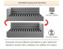 Мягкая кровать Aura 900 черная с подъемным механизмом от производителя