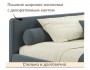 Мягкая кровать-тахта Kapri 1200 маренго темно-серый c подъемным  фото