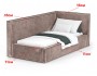Кровать Bever (90х200) Правое купить