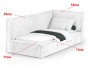 Кровать Bever (90х200) Правое купить