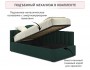 Мягкая кровать Milena 900 изумруд с подъемным механизмом и матра распродажа