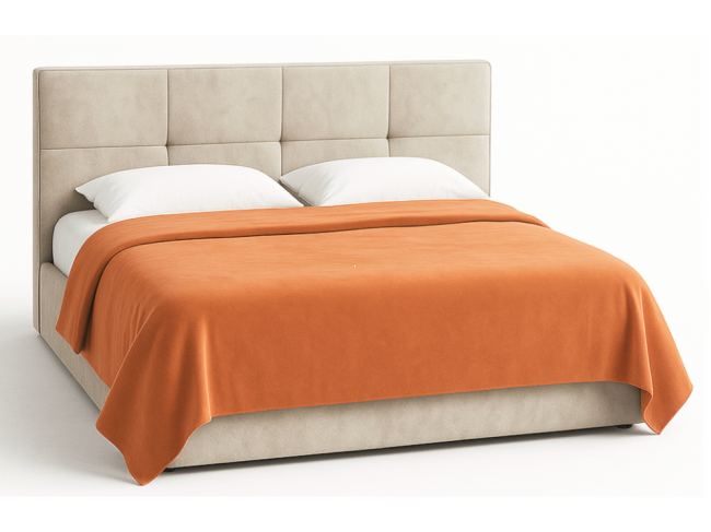 Манака 160х200 бежевая Кровать фото