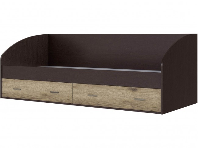 Кровать с ящиками Орион, Венге/Дуб делано фото