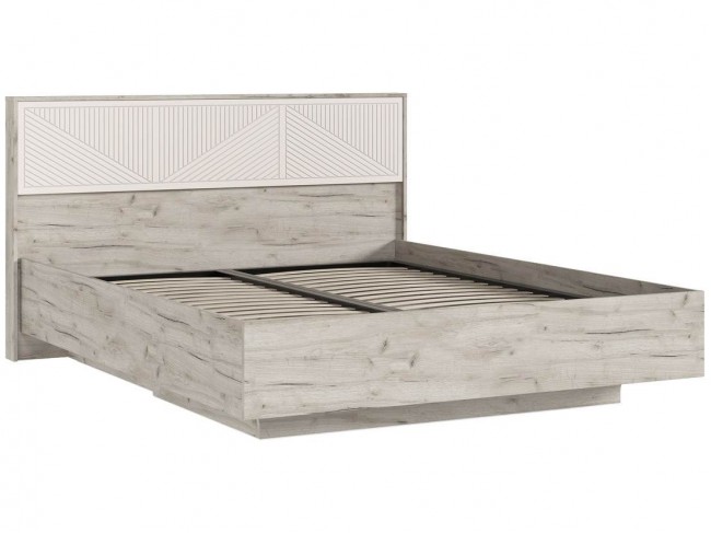 Сильвия Кровать парящая 1,6м (ортопед металл) с подсветкой, Краф фото