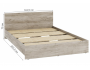 Адайн КР-140 140х200 дуб крафт серый / дуб крафт серый Кровать недорого