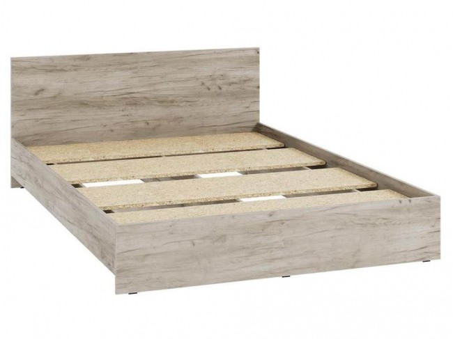 Адайн КР-140 140х200 дуб крафт серый / дуб крафт серый Кровать фото