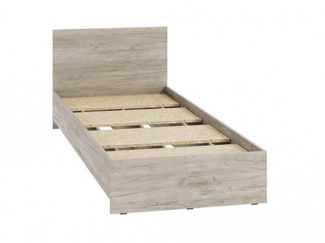 Адайн КР-080 80х200 дуб крафт серый / дуб крафт серый Кровать фото