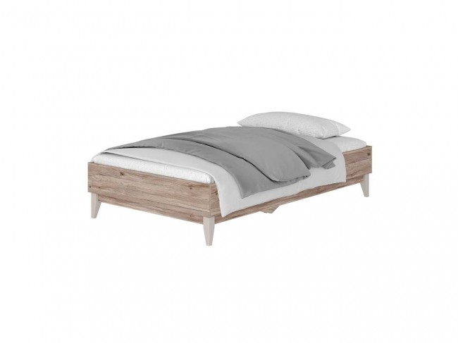 Кровать Скандика КР-09 1,2м, Дуб смоки фото