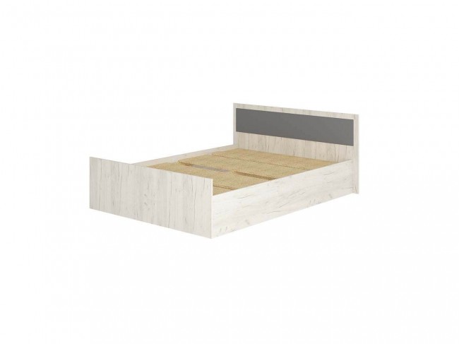 Кровать без основания 1,4 м Фиеста дуб крафт белый фото