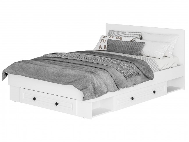 Кровать с основанием ЛДСП и ящиками 160х200 КР-16 Софт фото